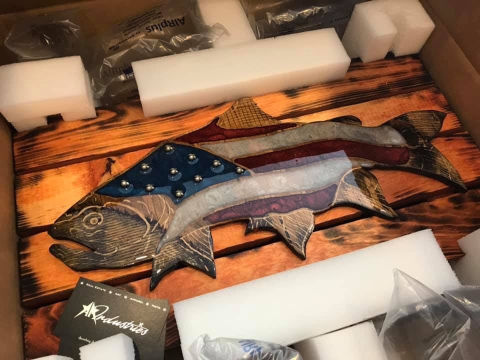 Image of Limited Edition - American Trout Decor