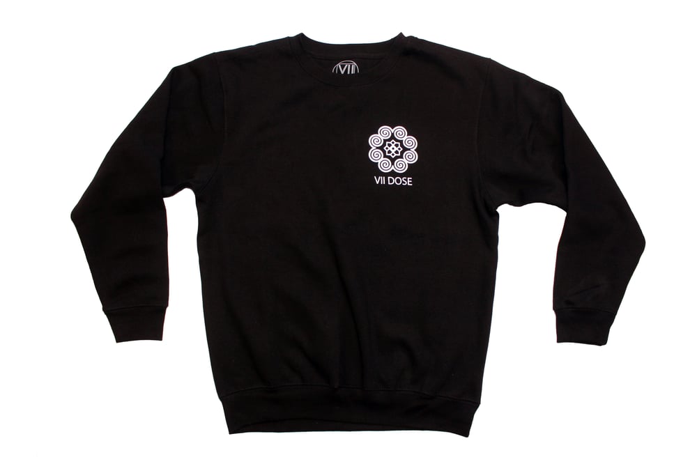 Image of "Roots & Culture" Crew Neck Sweater (Black)