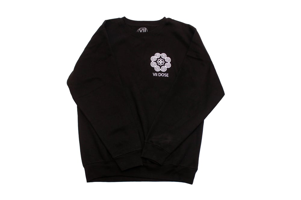 Image of "Roots & Culture" Crew Neck Sweater (Black)