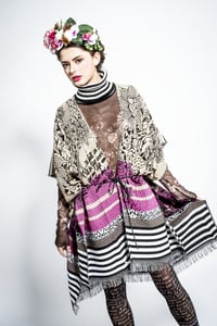 Image 1 of PONCHO JACQUARD