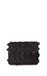 Image 1 of Yup mini clutch in pelle nero galuchat