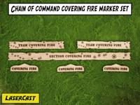 Chain of Command covering fire marker set