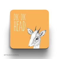 Dik Dik Head Coaster 