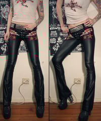 Image 1 of Stars and lightningbolts bootcut pants