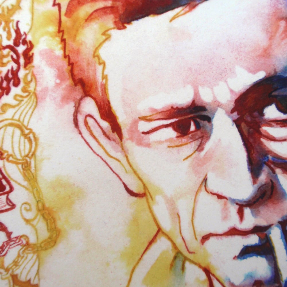 Johnny Cash Art Print Man In Black Country Music Wall Art Wet Ink Graphic Artwork Madtwinsart