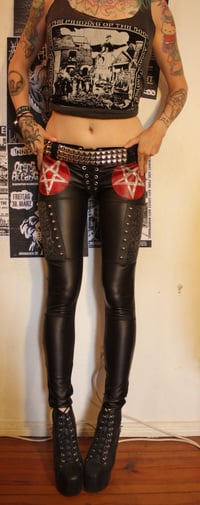 Image 2 of Pentagram leopard pants