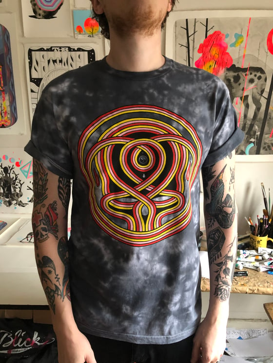 Image of Hand-dyed Stealie Tee