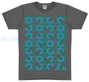 Image of 101 APPAREL 'Broken Vinyl' T-Shirt Charcoal £22.99