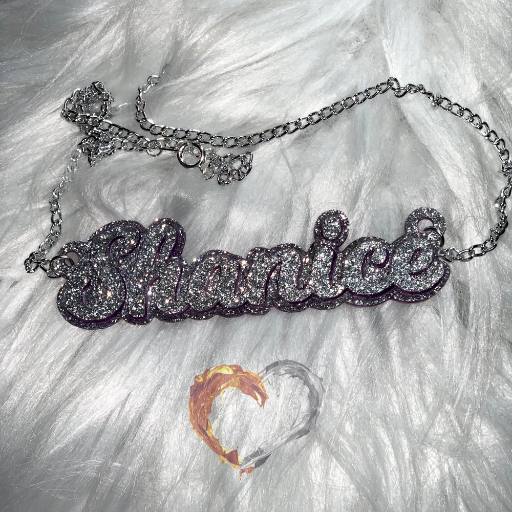 Image of Name Plate Necklaces