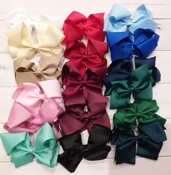 Image of 6 Inch Winter Color Clips-18 color choices 