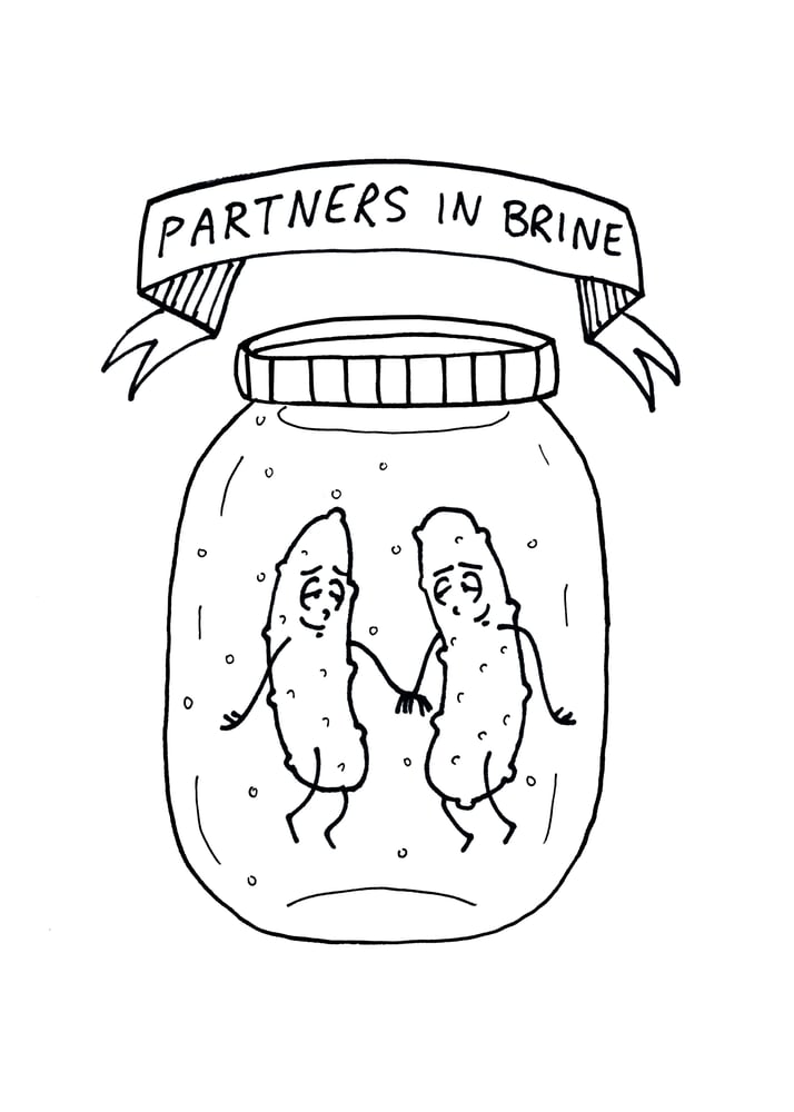 Image of Partners in Brine - small print 
