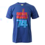 Image of 101 APPAREL 'Soul Power 74' T-Shirt Royal Blue