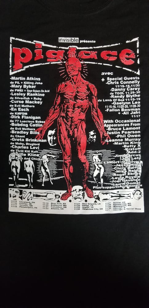 Image of Pigface 2019 tour Poster shirt