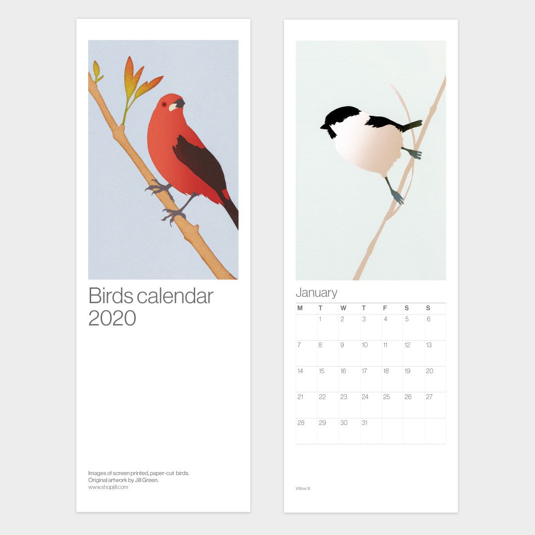 Image of 2020 Birds Calendar – Free UK shipping!
