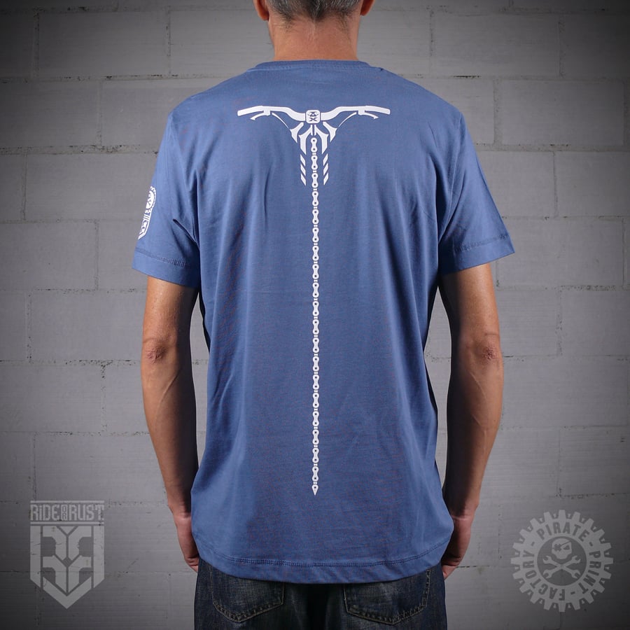 Image of T-SHIRT CHAIN BLUE