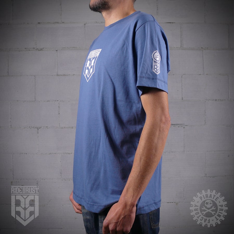 Image of T-SHIRT CHAIN BLUE