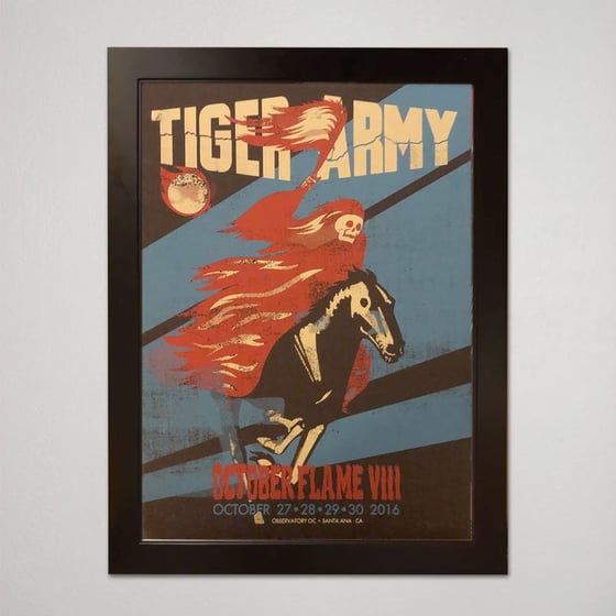 Image of TIGER ARMY OCTOBER FLAME 8- artist proof