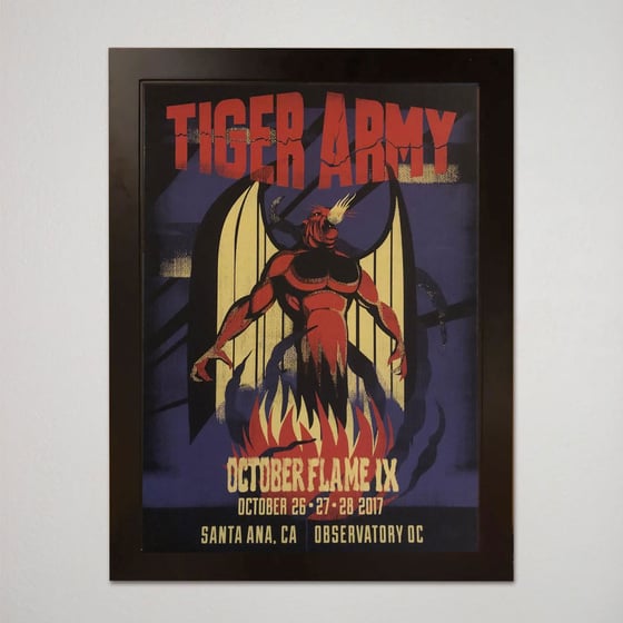 Image of TIGER ARMY OCTOBERFLAME 9-artist poof