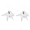 Gold Layered Stud Earrings 