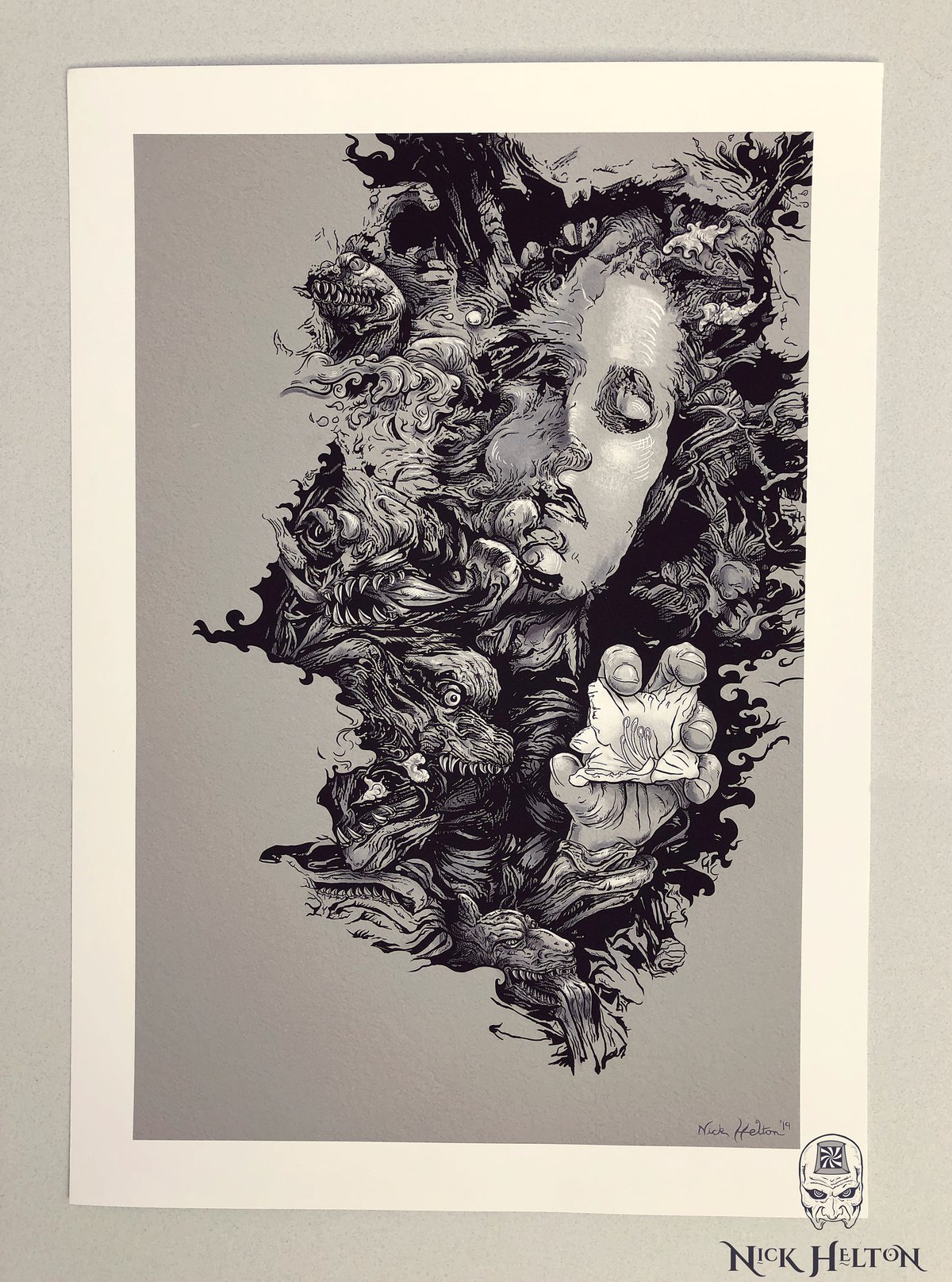 Image of "That Last Delicate Bloom" -Giclee print - BW version