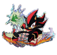 CHAOS SHADOW HOLOGRAPHIC STICKER