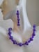 Image of NATURAL CARVED SAPPHIRE BEADED NECKLACE SET