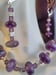 Image of NATURAL AMETHYST NECKLACE SET