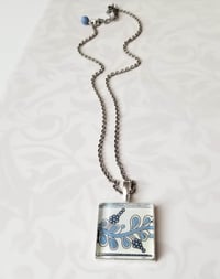 Simple Blueberry Branch Necklace