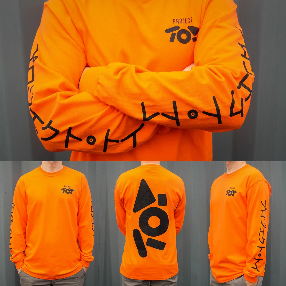 Image of PROJECT TOY Long Sleeve T-shirt - Orange
