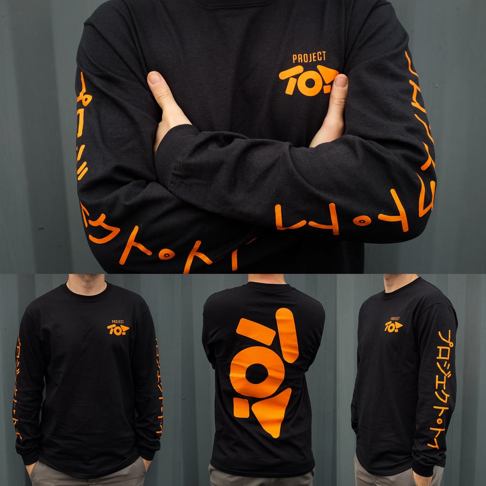 Image of PROJECT TOY Long Sleeve T-shirt - Black