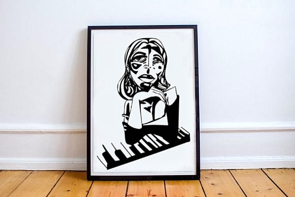 Image of First Lady of Jazz Screenprint
