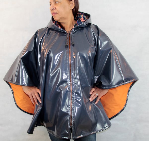 Image of Vinyl rain poncho