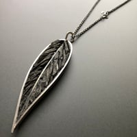 Image 1 of Raven's Wing Micro Mosaic Pendant