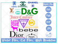 Designer logo logos svg bundle High quality files Volume 1 
