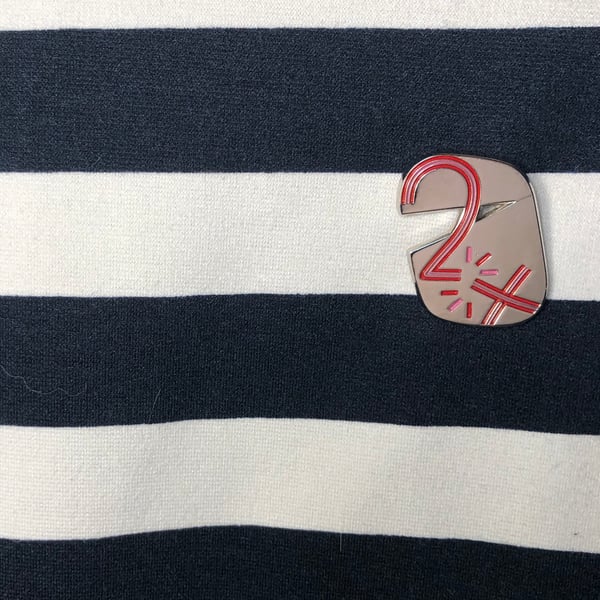 Image of Invisible Ax Enamel Pin