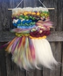 Rainbow Roving Weaving