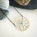 Image of quattro sym necklace with sleeping beauty turquoise 