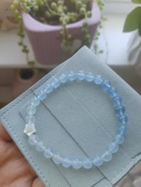 Image 2 of aquamarine bracelet 渐变海蓝宝手链