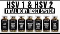90 DAY HERPECURE HSV 1 & HSV 2 TOTAL BODY RESET SYSTEM CAPSULES KIT