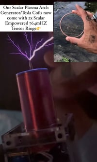 Scalar Plasma Arc Generator/Handheld Tesla Coi
