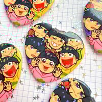 Image 1 of Same faces pin