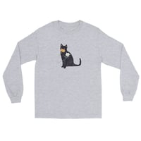 Image 9 of MY CAT LOVES TO SMELL FLOWERS LONG SLEEVE SHIRT