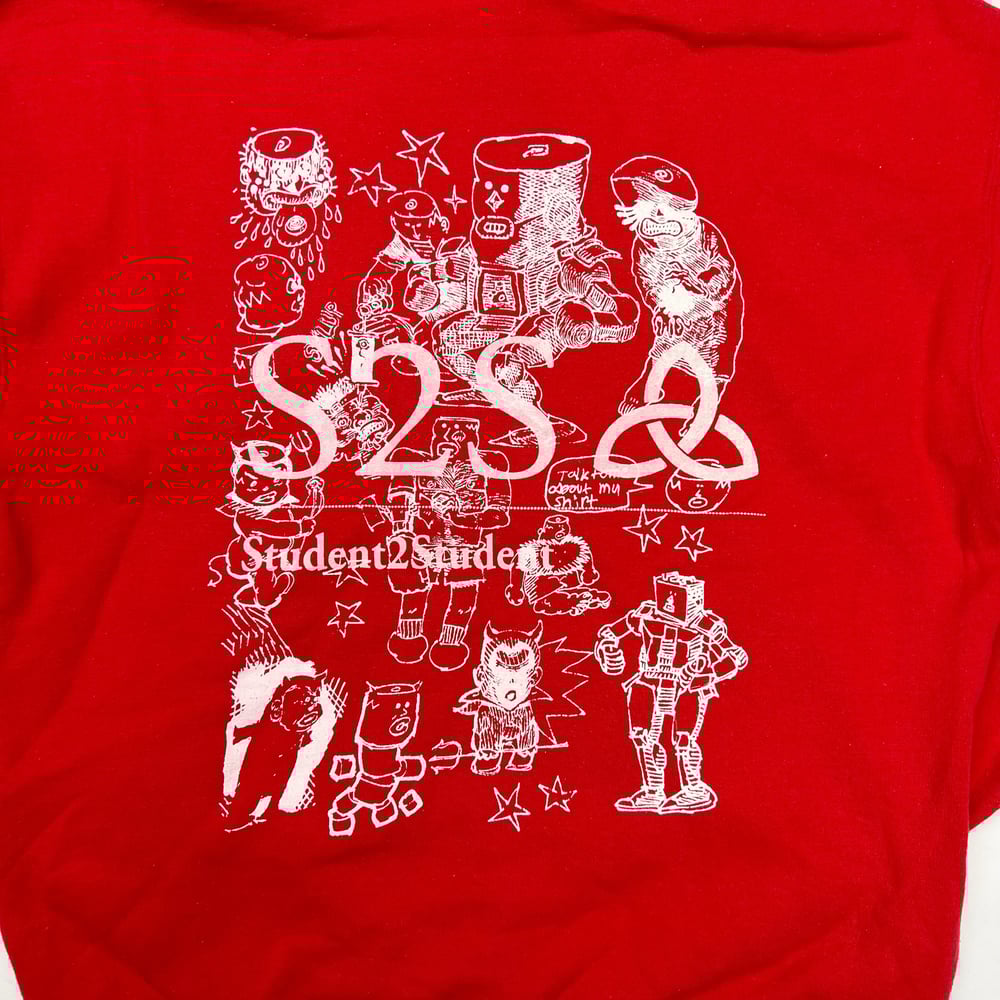 Image of 1/1 Dublin College Hoodie (red)