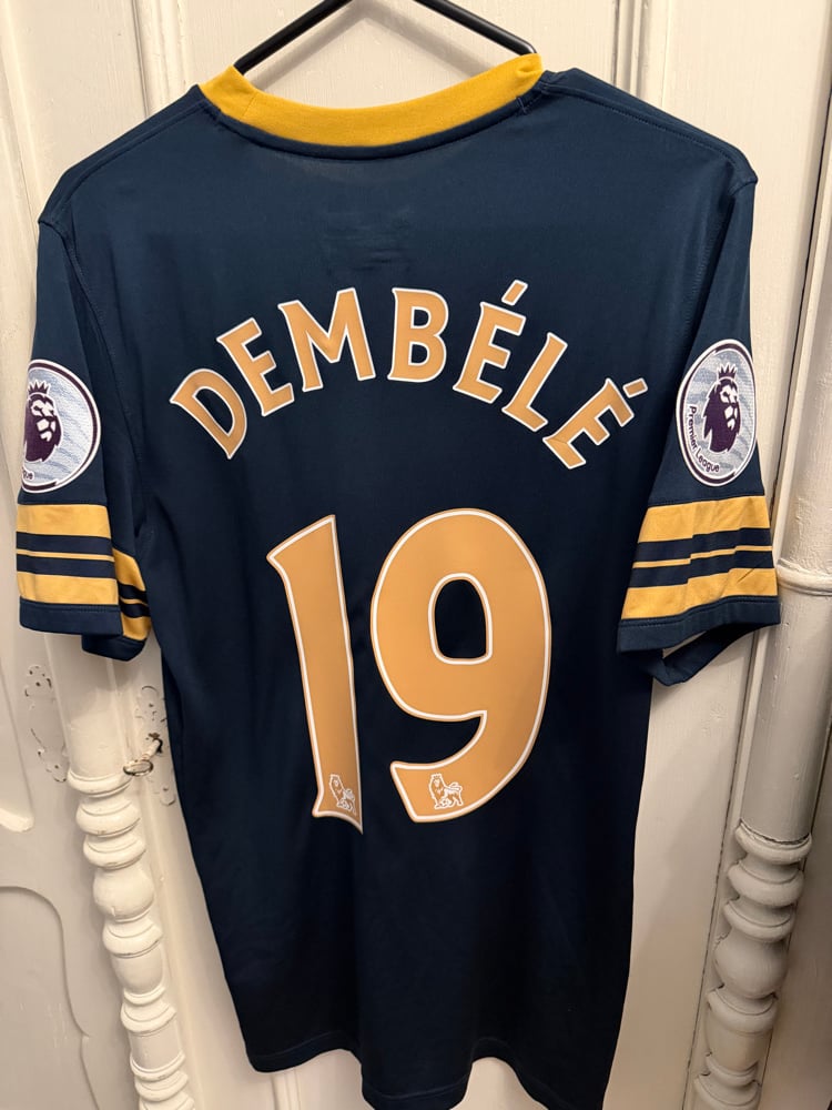 Image of Tottenham Hotspur “DEMBÉLÉ 19” 2016/17 Away Shirt + PL patches (S)