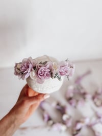 Image 9 of purple peonies halo