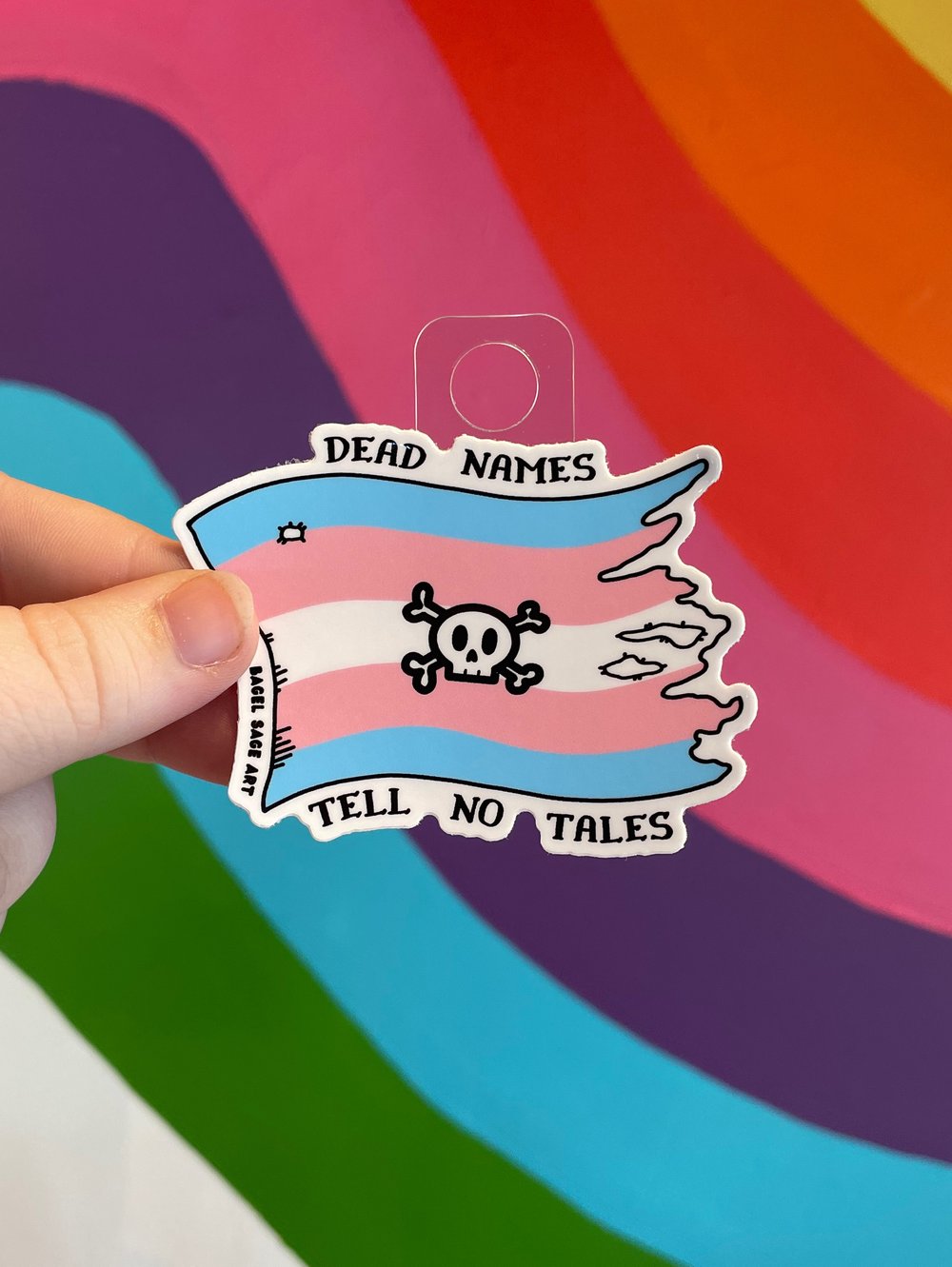 Image of Dead Names Tell No Tales sticker