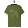 palm_whiteondark Short-Sleeve Unisex T-Shirt