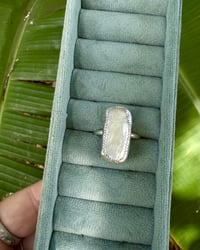 Image 1 of Long pearl ring