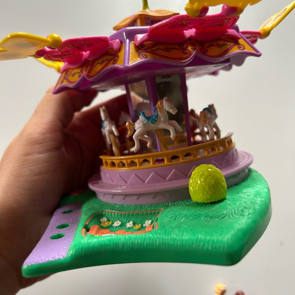 Image of Polly pocket spin pretty carousel 