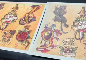 Image of 16 Sheets Traditional Disney Inspired Flash A (Standard Card Stock)
